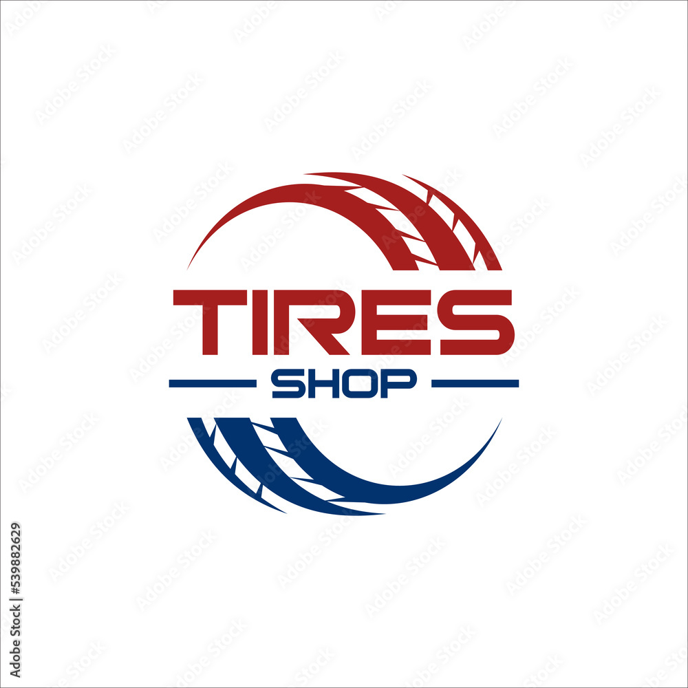 Tires Shop logo inspiration Stock Vector Adobe Stock