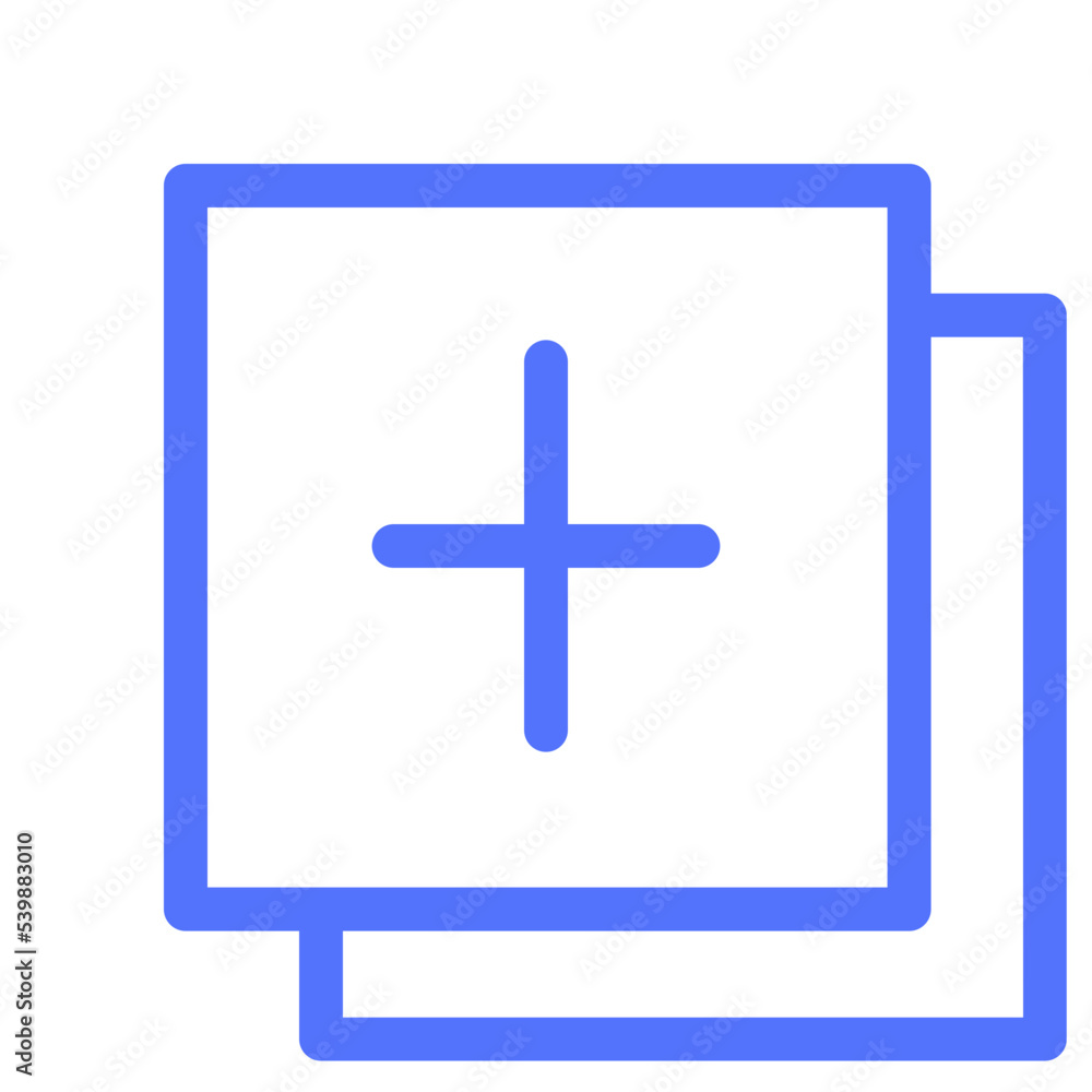 Obraz premium add new create plus bookmark line icon