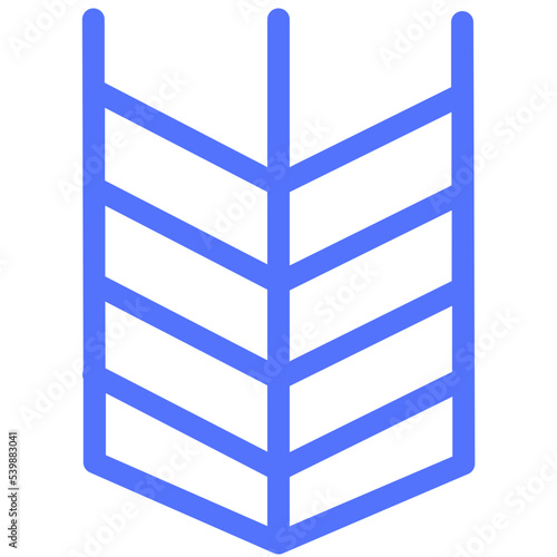 agriculture barley plant wheat yield line icon
