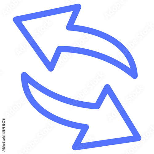 refresh reload repeat sync update line icon