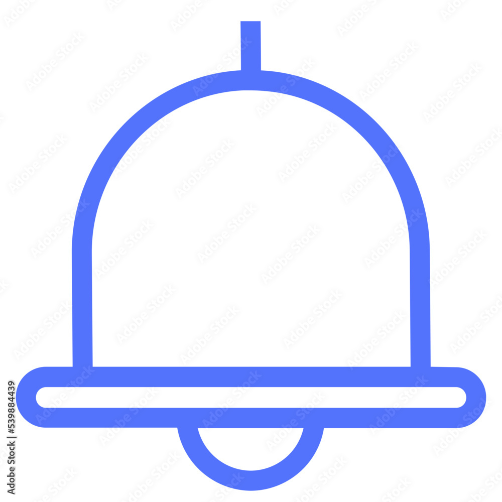 alert bell notification line icon