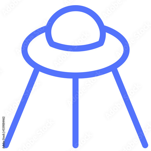 aliens ufo spacecraft spaceship exotic line icon
