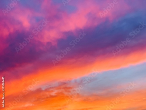 sunset sky background © Peter