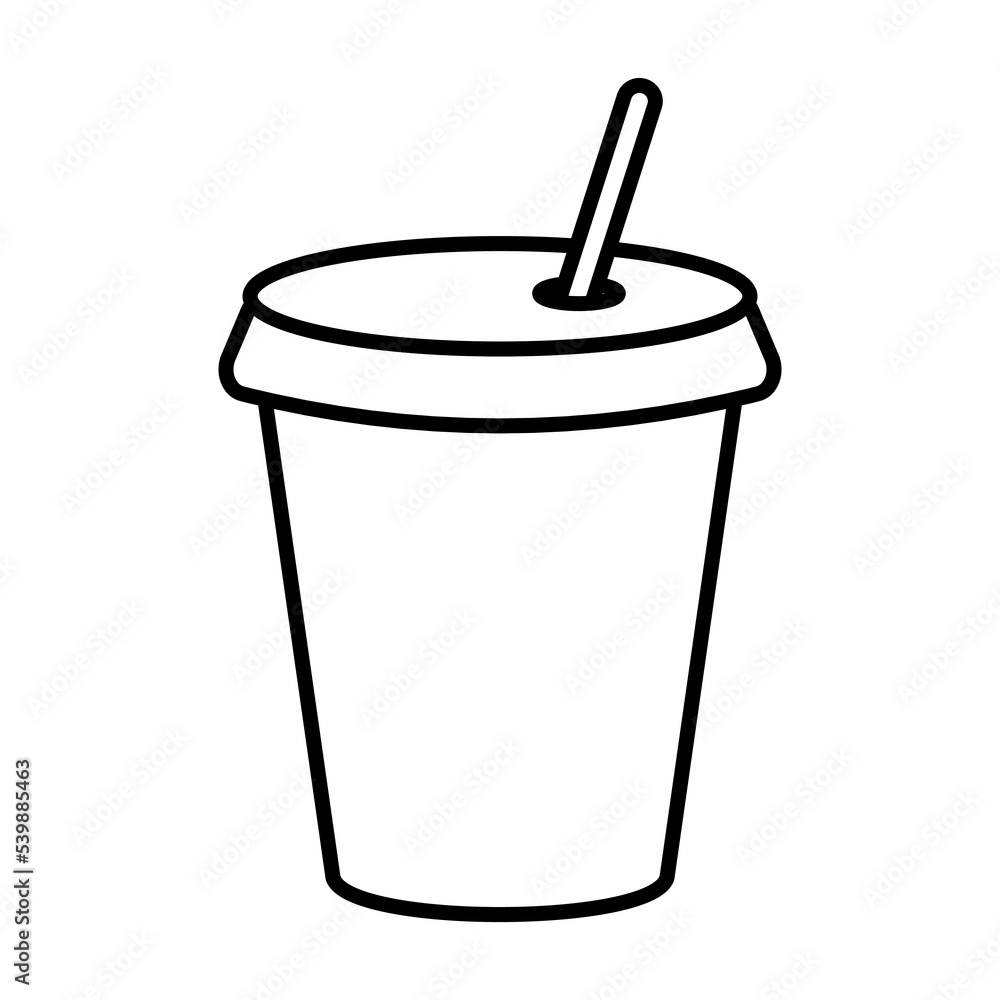 Soft drink cup outline vector icon. Linear style sign for food mobile concept and web design. Logo Soft drink cup illustration. Single high quality symbol. Soft drink cup outline vector icon. Linear style sign for food mobile concept and web design. Logo Soft drink cup illustration. Single high quality symbol.