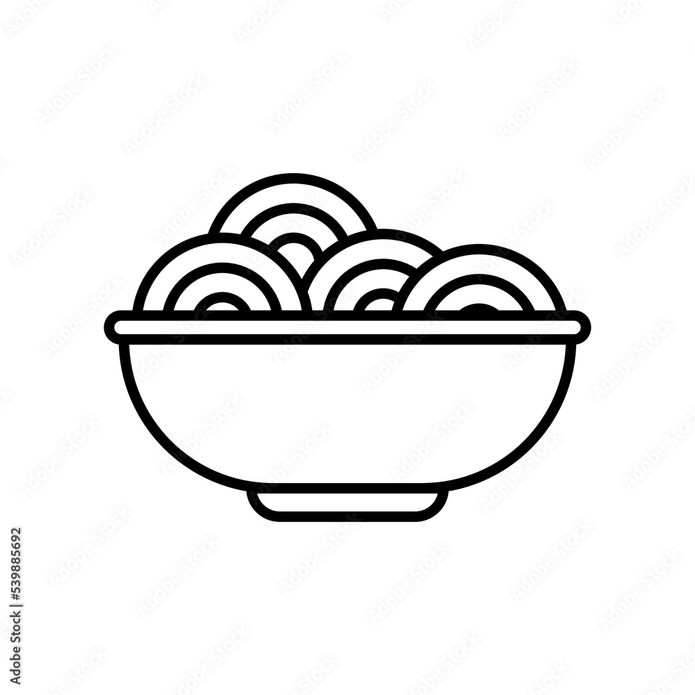 Ramen outline vector icon. Linear style sign for food mobile concept and web design. Logo ramen illustration. Single high quality symbol. Ramen outline vector icon. Linear style sign for food mobile concept and web design. Logo ramen illustration. Single high quality symbol.