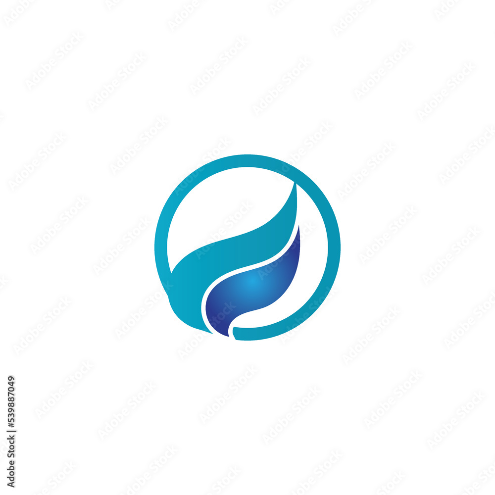 Wave ocean logo design image element vector illustration nature Wave ocean logo design image element vector illustration nature