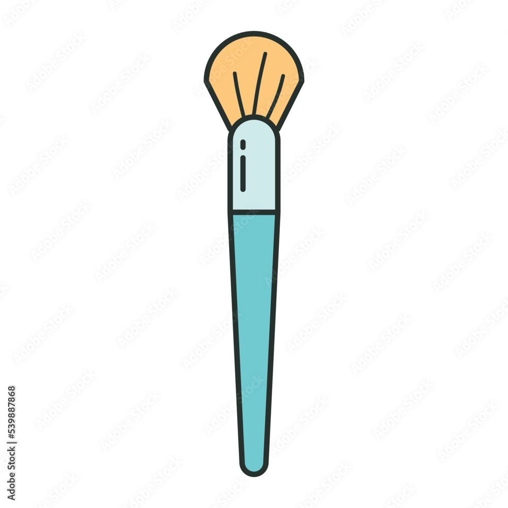 Brush Make-Up Illustration Brush Make-Up Illustration