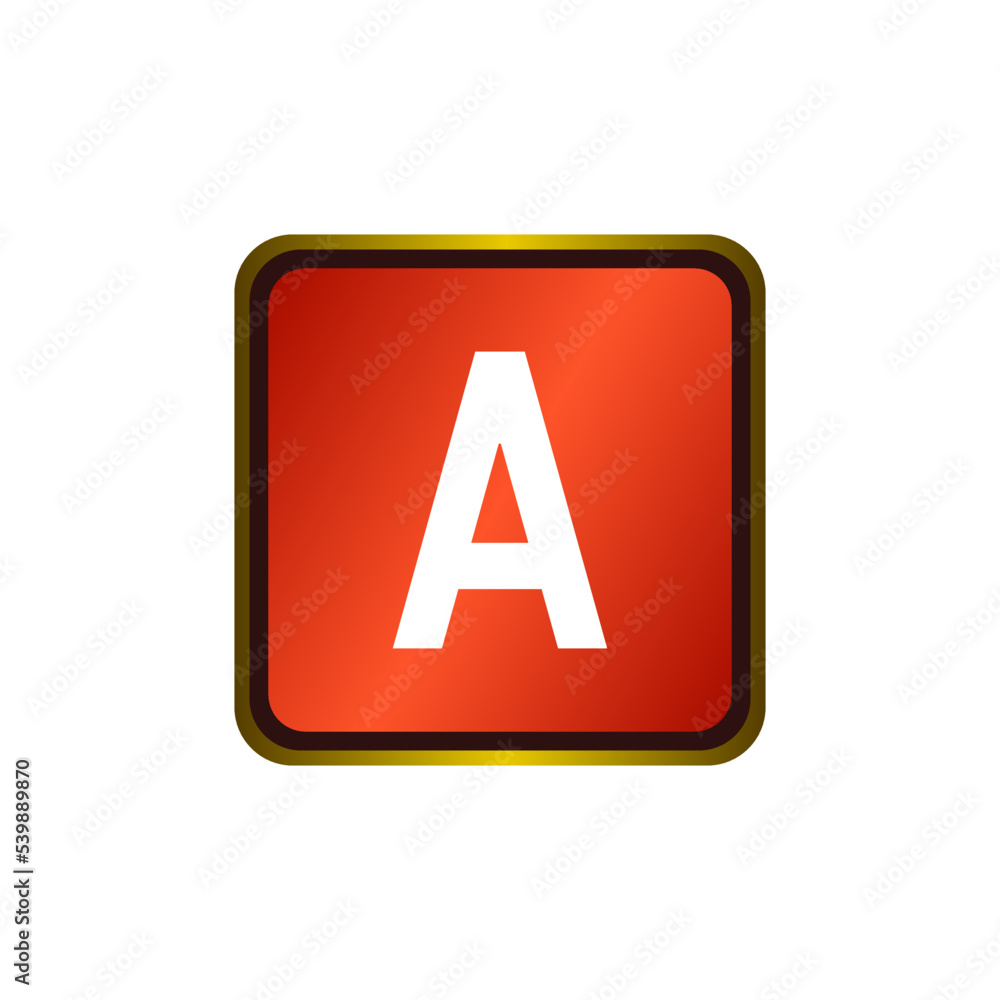 Alphabet icon vector design templates