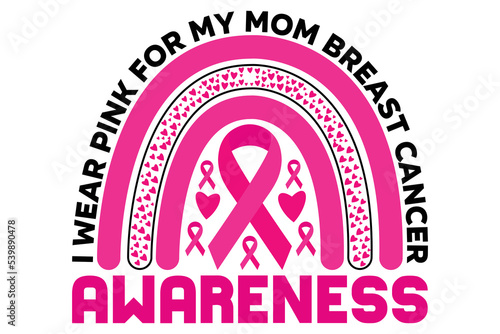 Breast Cancer Awareness T-Shirt Design, Breast Cancer T shirt Design, T shirt Designs, Breast Cancer Vector, Breast Cancer PNG Designs,