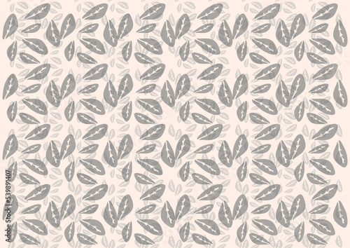 seamless floral pattern with leaves © Rizal