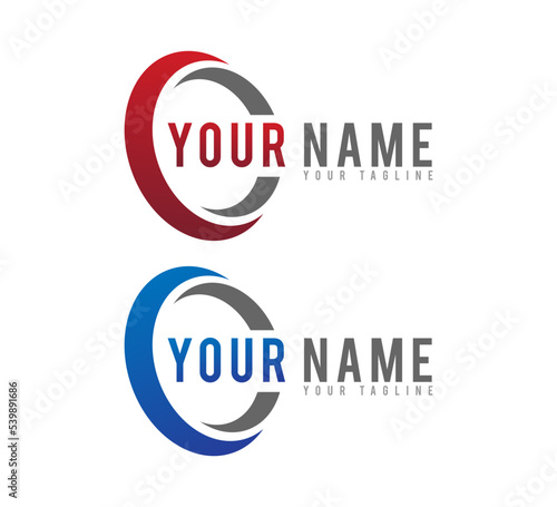 Vector Abstract Swoosh Logo