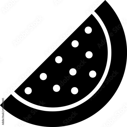 watermelon icon vector for web, computer and mobile app on white background..eps