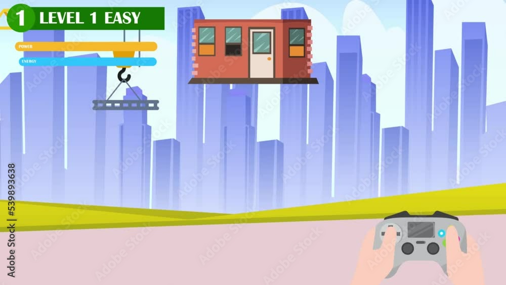 In this video there is a person playing a console game. The game he is playing is a building game. In this video there is a person playing a console game. The game he is playing is a building game.