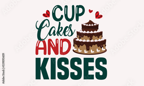 Cup Cakes And Kisses Design