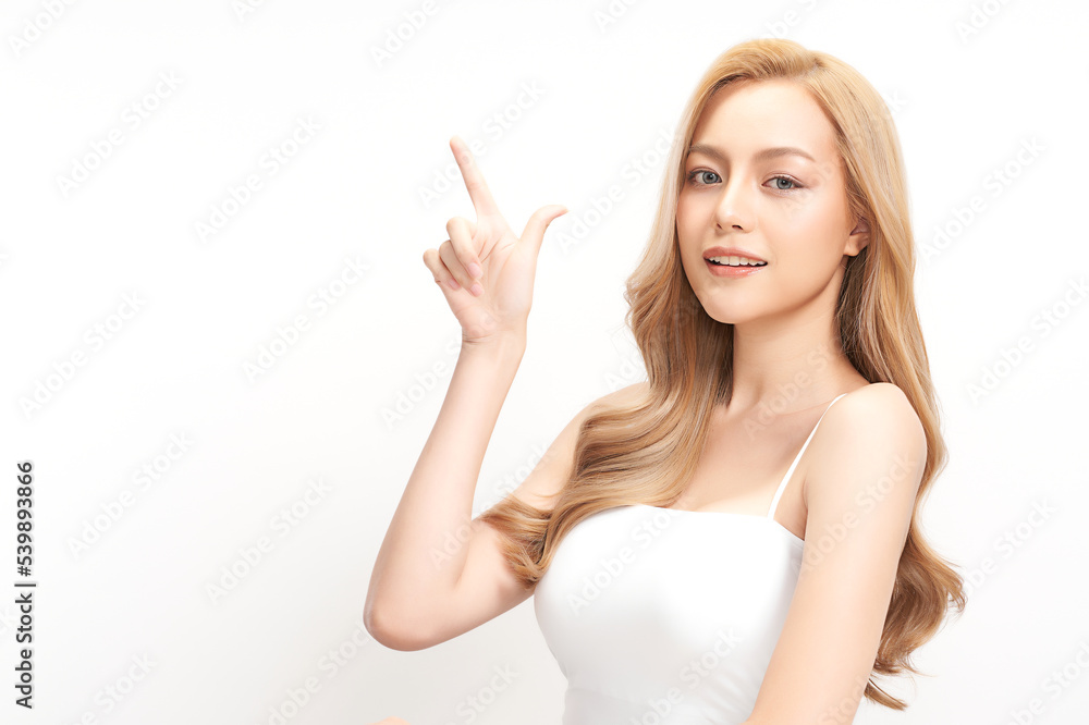 Beautiful young asian woman with clean fresh skin on white background, Face care, Facial treatment, Cosmetology, beauty and spa, Asian women portrait. Beautiful young asian woman with clean fresh skin on white background, Face care, Facial treatment, Cosmetology, beauty and spa, Asian women portrait.