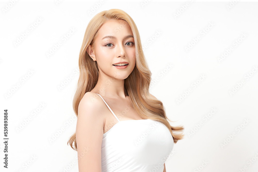 Beautiful young asian woman with clean fresh skin on white background, Face care, Facial treatment, Cosmetology, beauty and spa, Asian women portrait. Beautiful young asian woman with clean fresh skin on white background, Face care, Facial treatment, Cosmetology, beauty and spa, Asian women portrait.