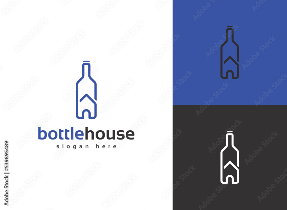 Bottle House Logo Bottle House Logo