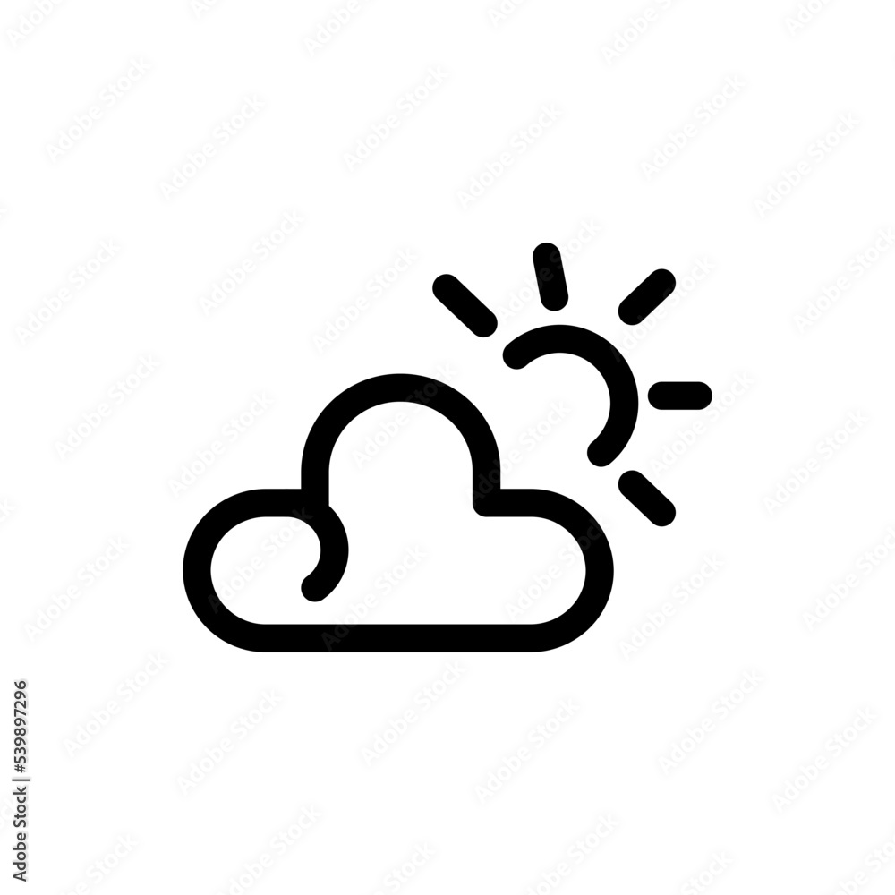 weather app line icon weather app line icon
