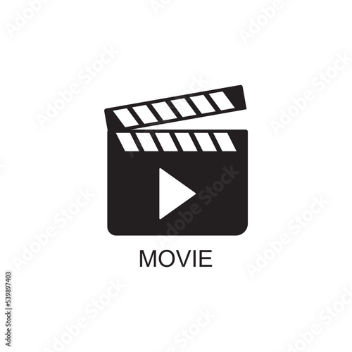 movie icon , media icon vector