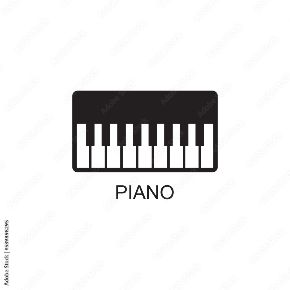 piano icon , keyboard icon vector