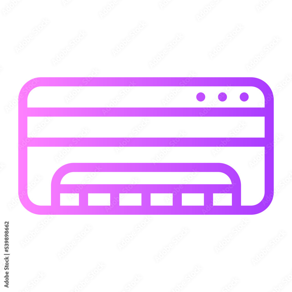 ac gradient icon ac gradient icon