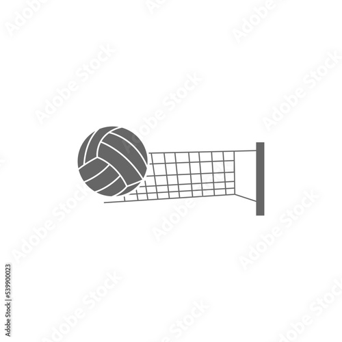 Volleyball logo icon design