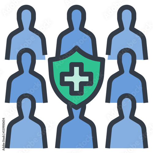 herd immunity icon