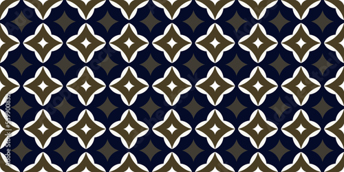Elegant floral pattern seamless ornate background diamond shape geometric motif. Flowers ornament concept art. Modern fabric design textile swatch ladies dress, men's shirt all over print block.