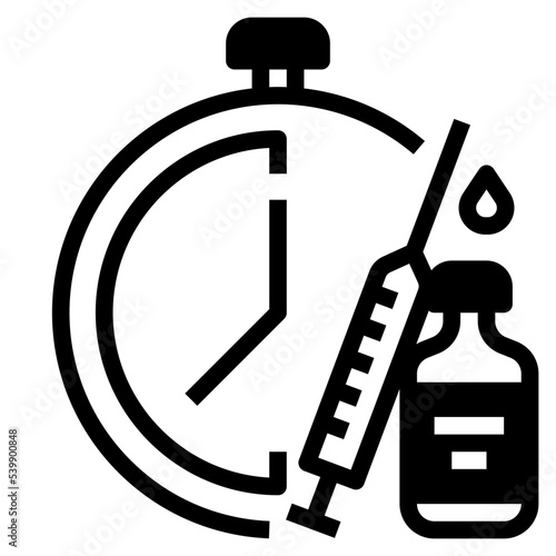 vaccination observation icon