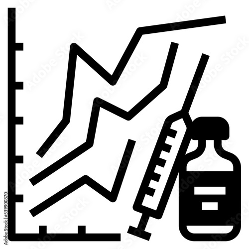 vaccination statistics icon