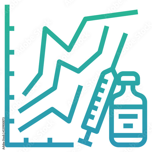 vaccination statistics icon
