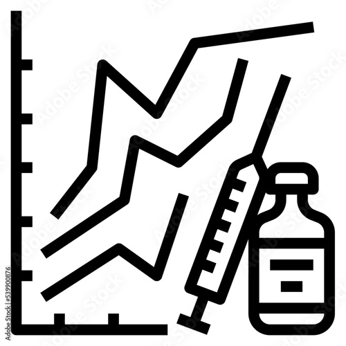 vaccination statistics icon