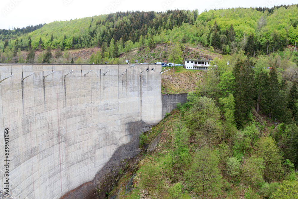 Oker dam in Harz mountains, Germany Oker dam in Harz mountains, Germany
