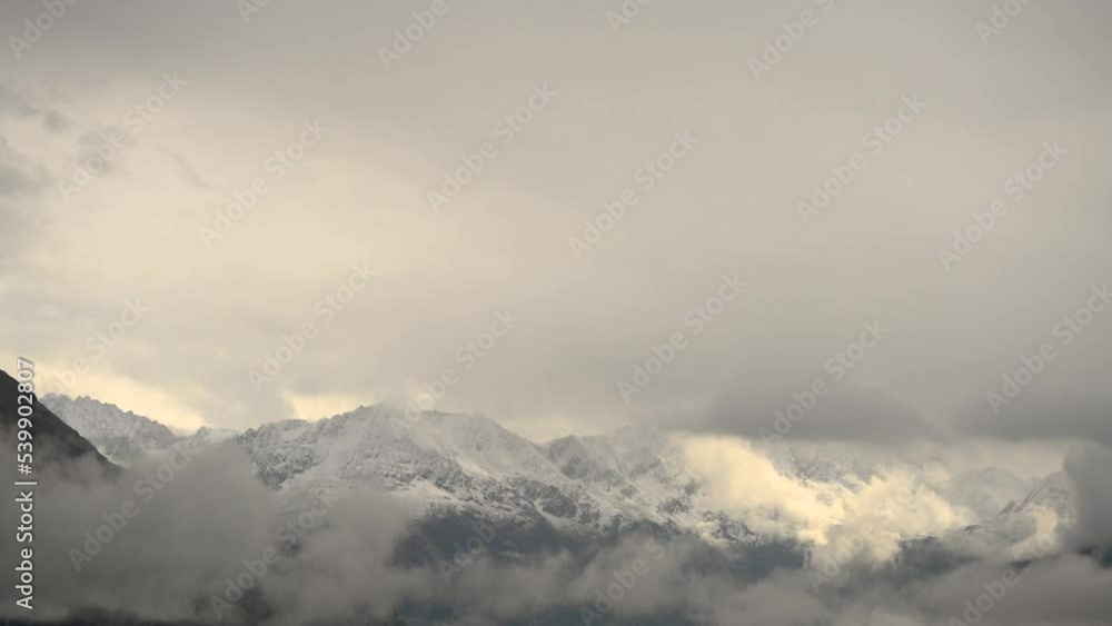 clouds over mountains (timelapse) - Alaska clouds over mountains (timelapse) - Alaska