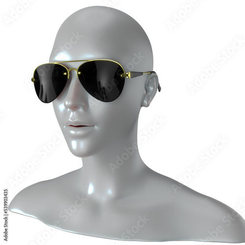 CGI Dummy 3d illustration with perfect lighting and shading