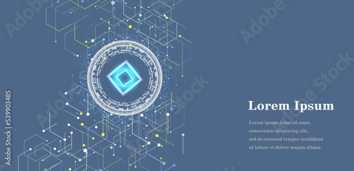 幾何学 抽象 AI 人工知能 科学 背景