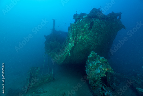 Relitto del Gazzella, corvetta della marina italiana affondata durante la seconda guerra mondiale nel golfo dell'Asinara, Sardegna