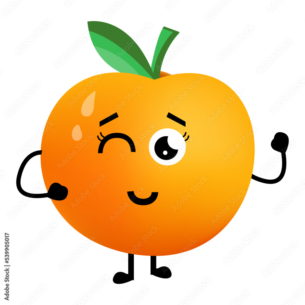 Cute Orange Character Cute Orange Character