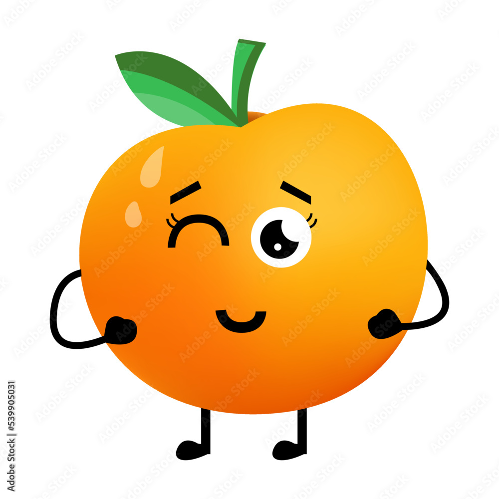 Cute Orange Character Cute Orange Character