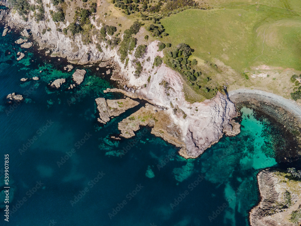 Opito Bay in New Zealand's Coromandel Peninsula Opito Bay in New Zealand's Coromandel Peninsula