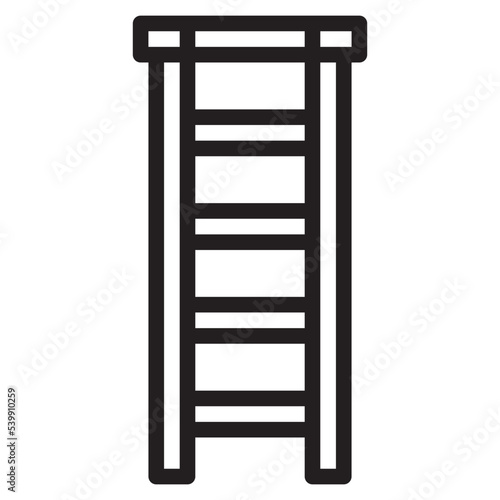 Ladder outline style icon