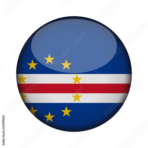 cape verde Flag in glossy round button of icon. National concept sign. Independence Day. isolated on transparent background. Free Download cape verde Flag in glossy round button of icon. National concept sign. Independence Day. isolated on transparent background. - GFXLoad