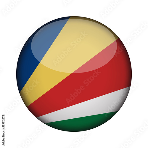 seychelles Flag in glossy round button of icon. National concept sign. Independence Day. isolated on transparent background. Free Download seychelles Flag in glossy round button of icon. National concept sign. Independence Day. isolated on transparent background. - GFXLoad