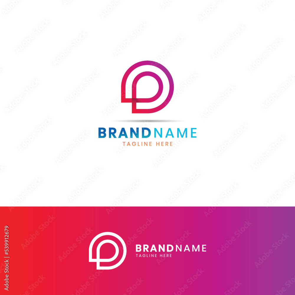 D And P Linear Monogram. White Ribbons Like Letters D And P Initials. Abstract Icon. Typography. Lettering Design. D And P Linear Monogram. White Ribbons Like Letters D And P Initials. Abstract Icon. Typography. Lettering Design.