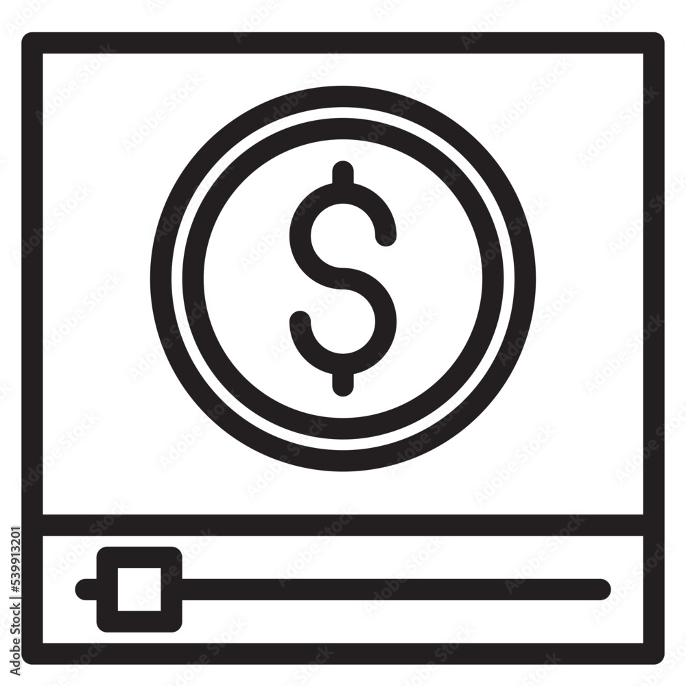 VDO marketing outline style icon VDO marketing outline style icon