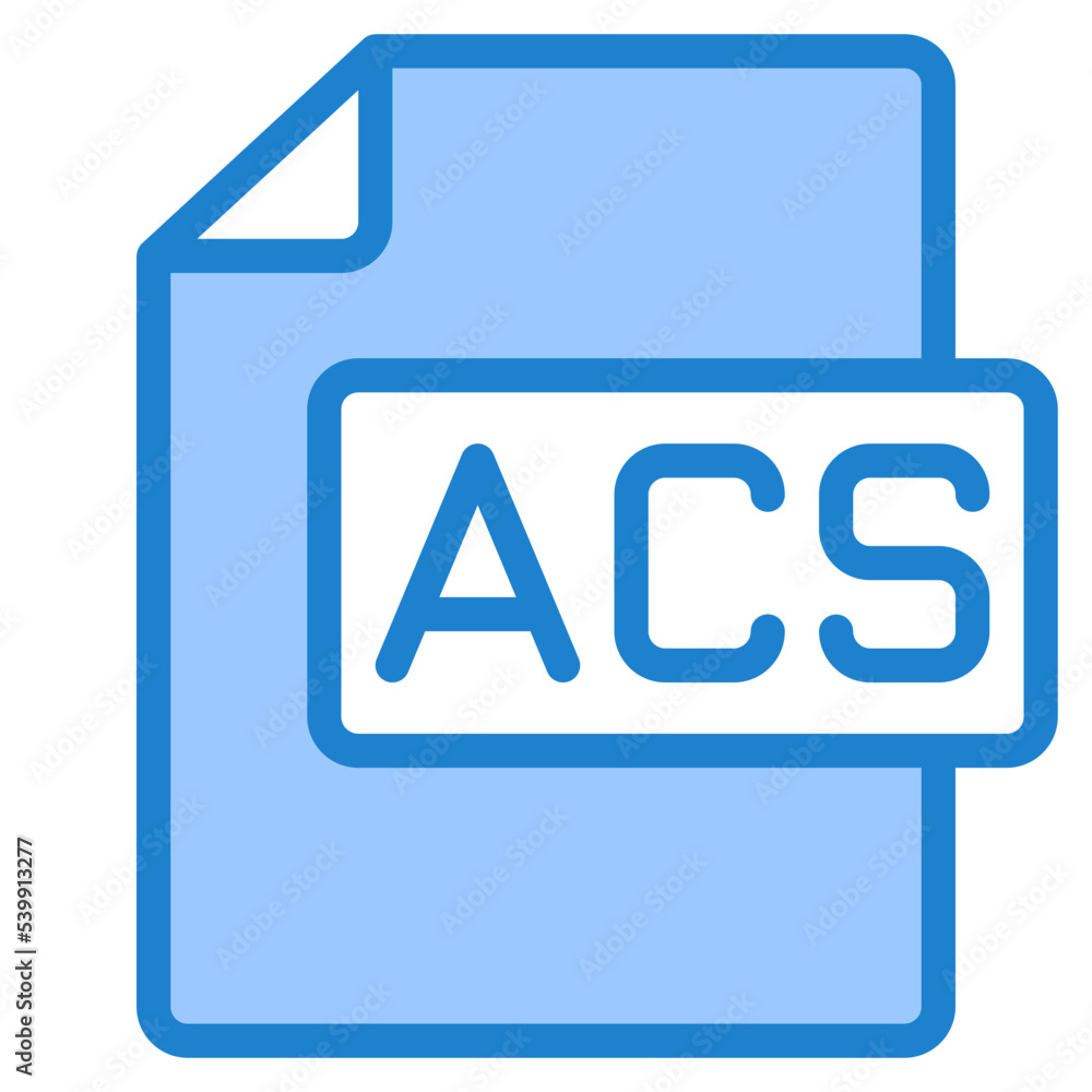 ACS blue style icon ACS blue style icon