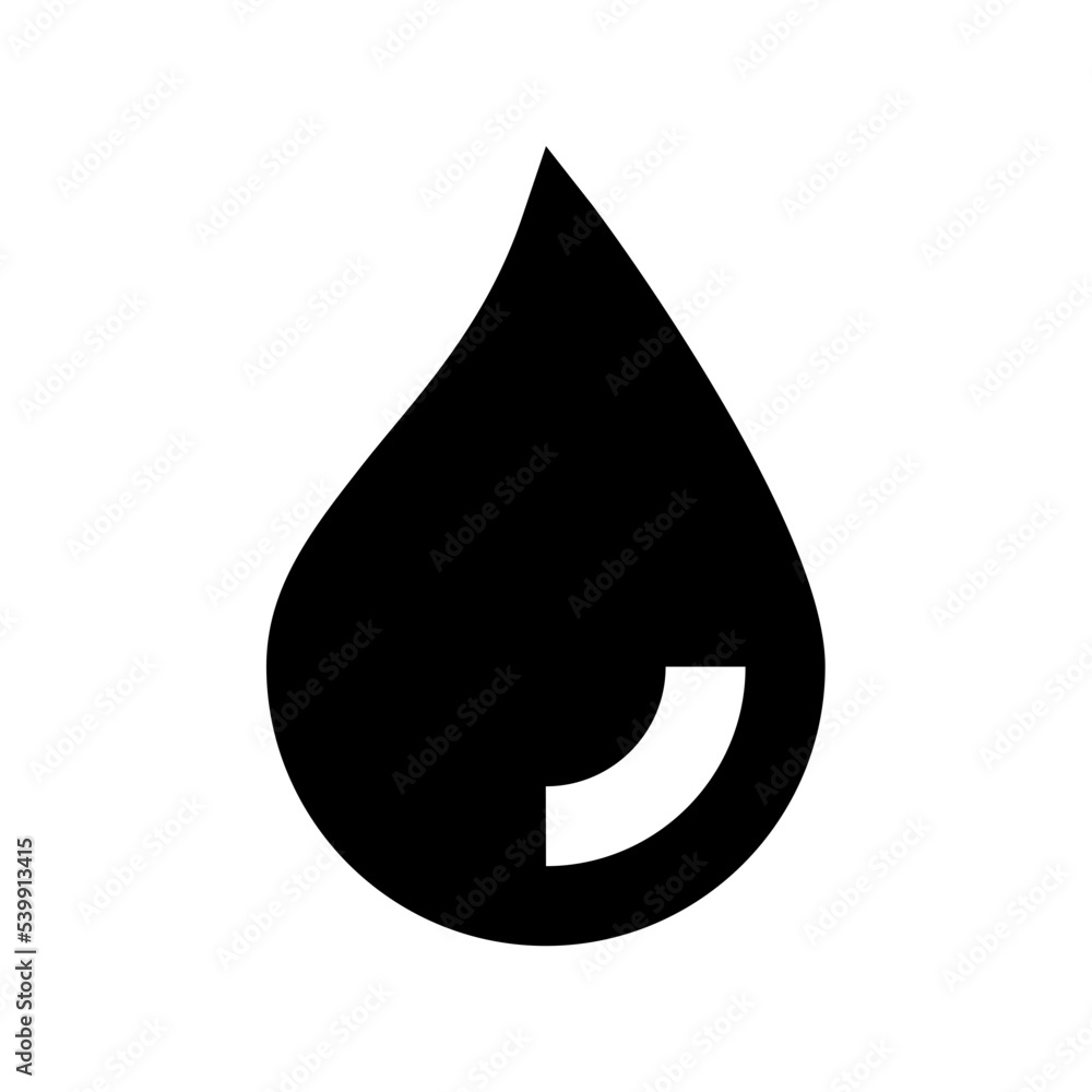 Drop Flat Vector Icon Drop Flat Vector Icon