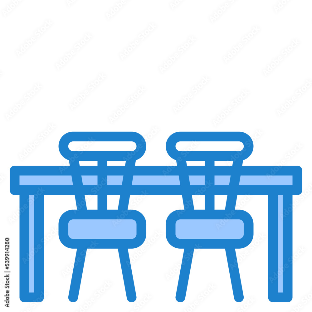 Kitchentable blue style icon Kitchentable blue style icon