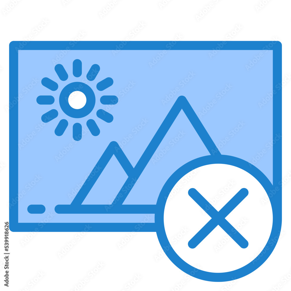 Remove Image blue style icon Remove Image blue style icon