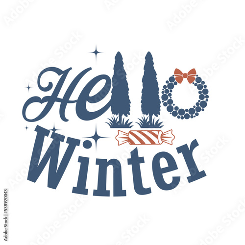 Winter Awesome Premium SVG Design